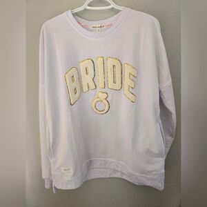 Simply Southern Bride Crew Neck Lightweight Sweatshirt Size L
